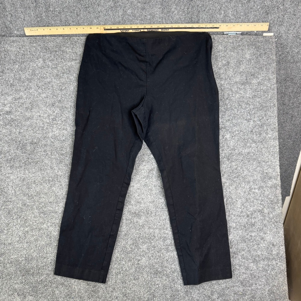 A New Day Pants Womens Size 16 Black Skinny Slim Fit Stretch Pull On Casual Work